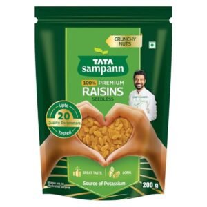 Tata Sampann Premium Seedless Raisins — Natural Sun-Dried Raisins