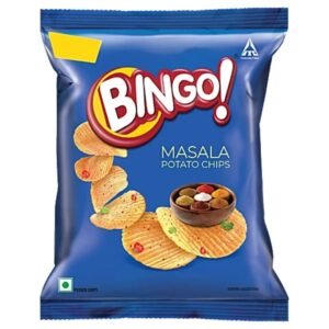 Bingo! Masala Flavour Potato Chips – Crispy & Spicy, 25 g Pouch